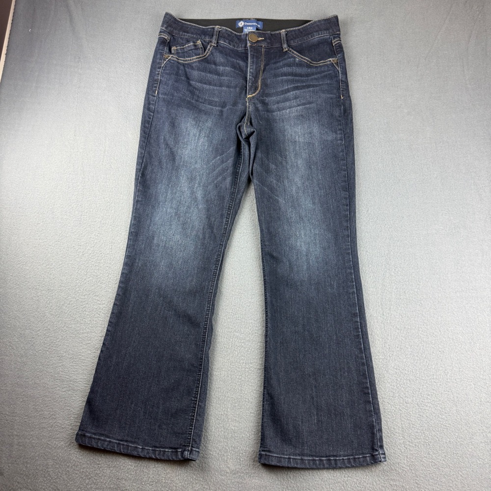 Democracy Jeans Women's 12P Blue Ab Solution Itty Bitty Bootcut Dark Wash Rodeo